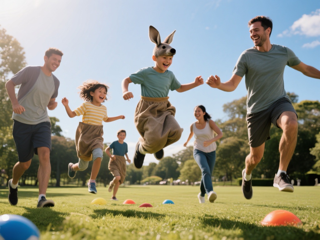 体育游戏袋鼠爱锻炼 (体育游戏新玩法:袋鼠爱锻炼活力无限) 想象一下,在一个阳光明媚的周末,你和家人一起在公园